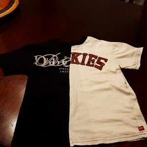 Dickies half balck half white extra small.